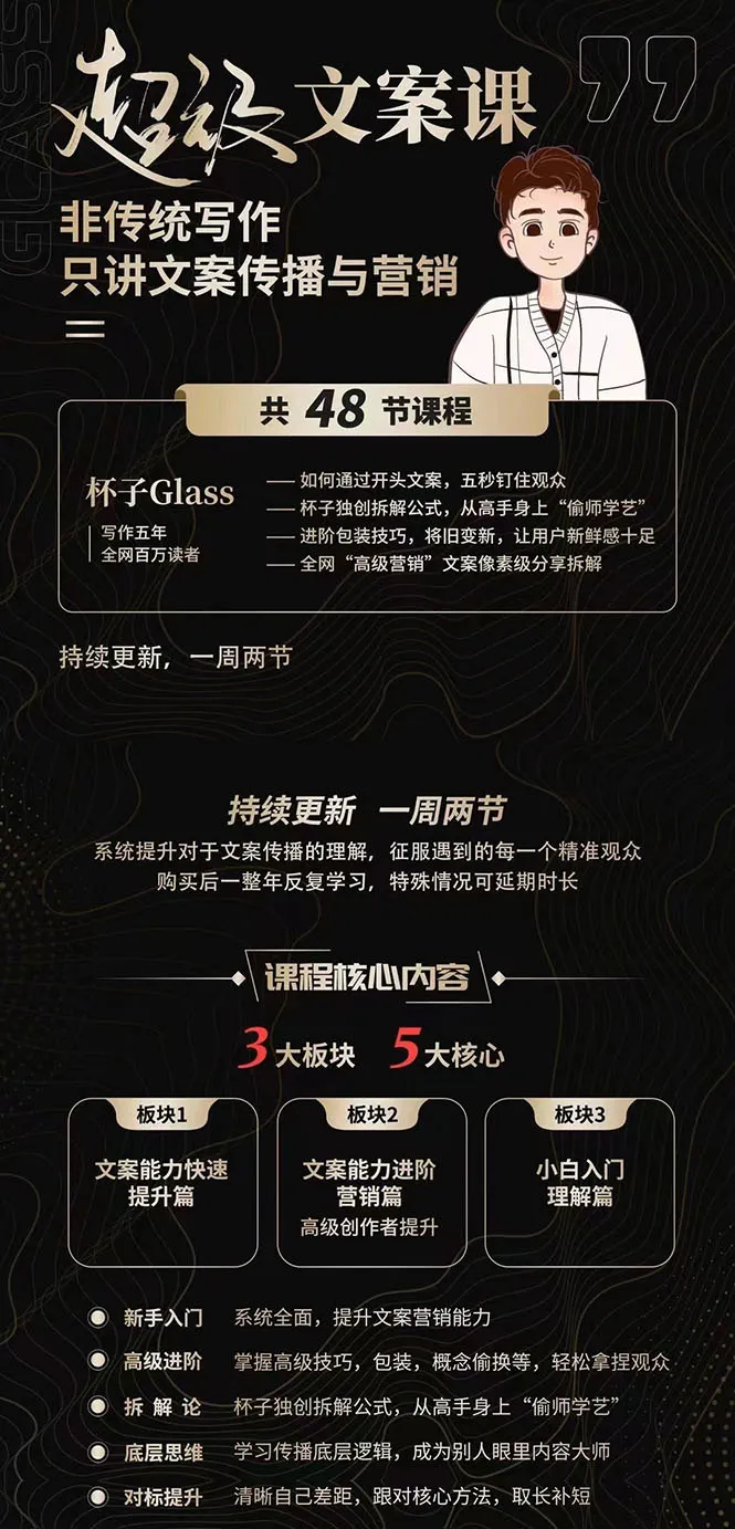 图片[2]-超级文案课，百万级文案写作培训：全面系统学习（51节视频课）-臭虾米网