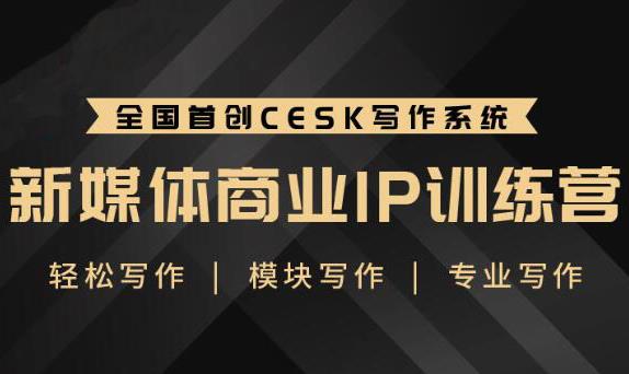 8.11新媒体商业IP训练营：轻松写作模块 新手如何从零开始写作-尖峰创圈资源站