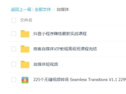 自媒体多期基础+高级VIP教程+抖音小程序玩法（月入20000+）+专场特性-尖峰创圈资源站